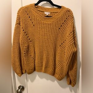 Mustard Yellow Pullover Sweater